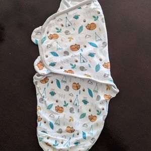 Wilderness print Swaddleme velcro swaddle